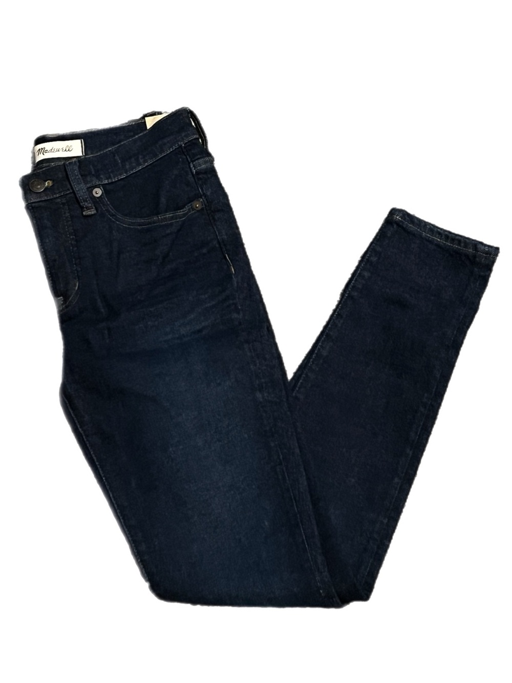 NWT Madewell Dark Blue 9” Mid-Rise Skinny Jeans